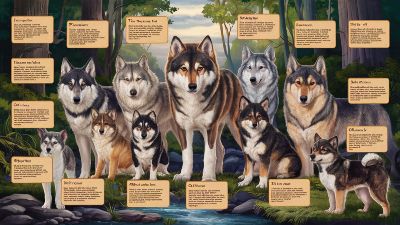 Wolf Dog Breeds and Hybrids – Facts and Care Tips