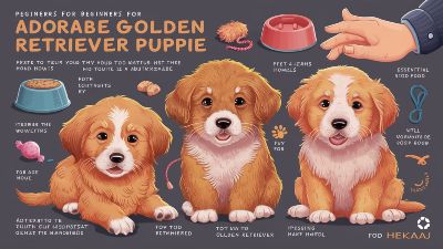 Golden Retriever Puppies Care Guide for Beginners
