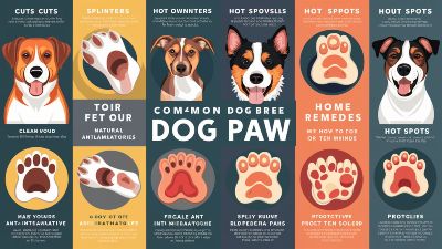Common Dog Paw Problems and Home Remedies