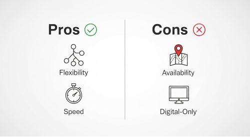 A graphic showing the pros and cons of using Toggle renters insurance.