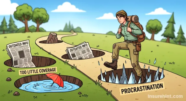 An illustration of a person avoiding common mistakes.