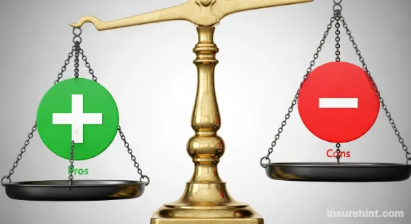 A balance scale weighing the pros and cons of choosing Ambetter insurance.