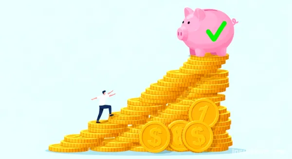 A person saving money by making smart life insurance choices.