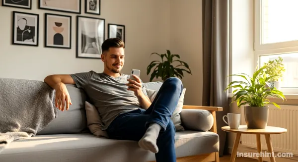 A tech-savvy young renter who is the ideal customer for Lemonade insurance.