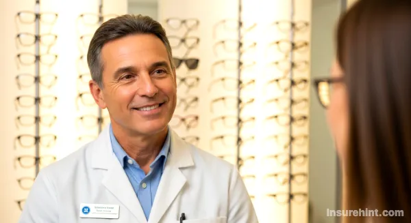 A friendly, in-network VSP provider in a modern clinic with a wide selection of eyeglass frames.