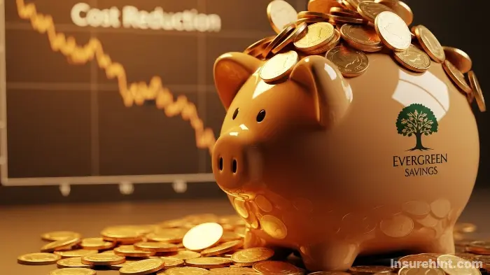 Piggy bank symbolizing the cost savings from affordable Biberk insurance.