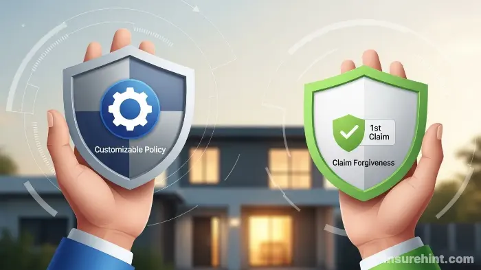 A comparison of Liberty Mutual's custom policies and Allstate's Claim RateGuard feature.