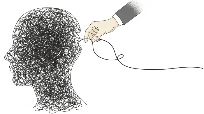 An illustration symbolizing mental health support and the importance of honesty and clarity regarding the question, Does Life Insurance Cover Suicidal Death.