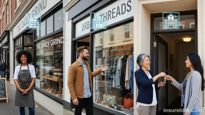 Various business owners, including renters and landlords, who need commercial property insurance.